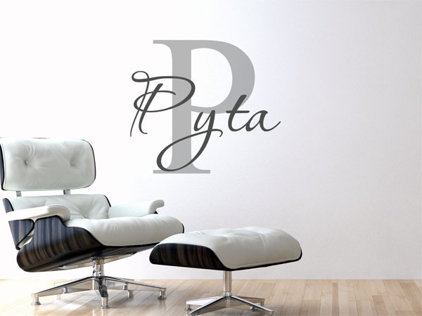 Wandtattoo Pyta Nachname