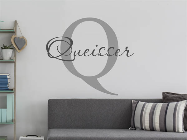 Wandtattoo Queisser Nachname