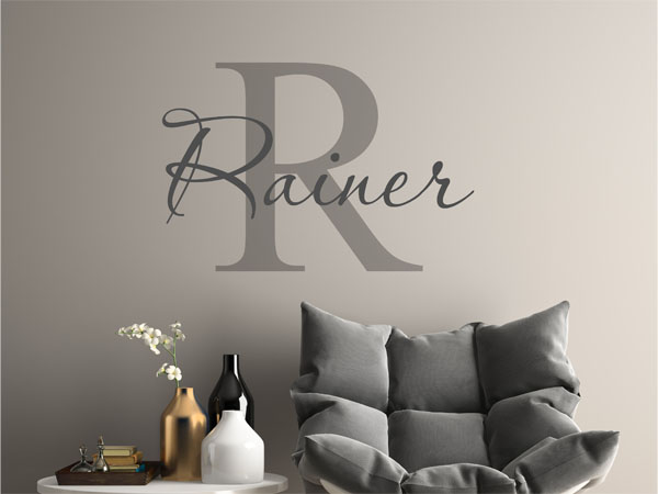 Wandtattoo Rainer Nachname