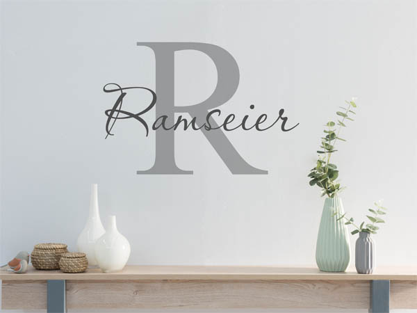 Wandtattoo Ramseier Nachname