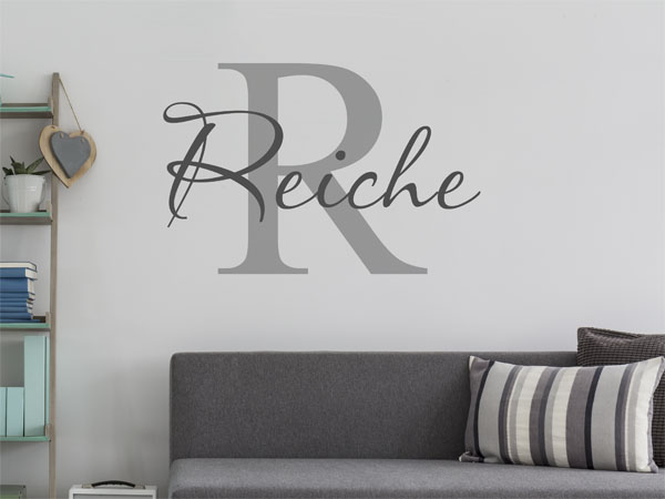 Wandtattoo Reiche Nachname