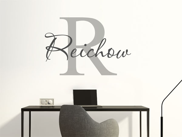 Wandtattoo Reichow Nachname