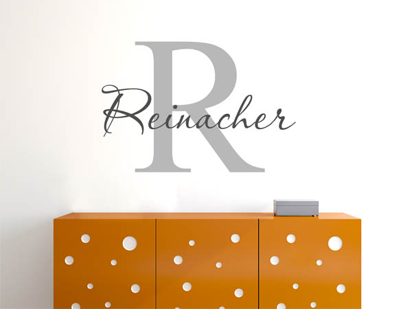 Wandtattoo Reinacher Nachname