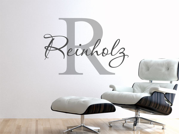 Wandtattoo Reinholz Nachname