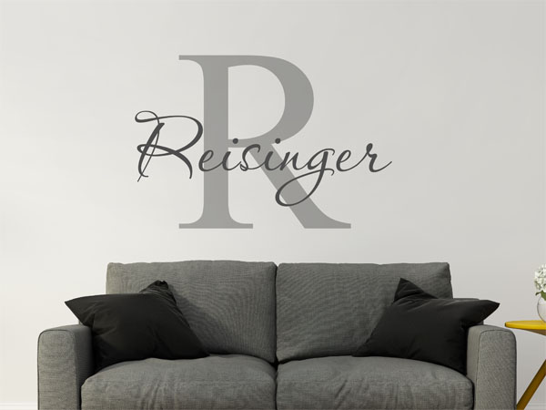 Wandtattoo Reisinger Nachname