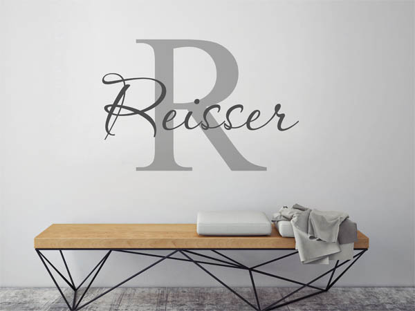 Wandtattoo Reisser Nachname