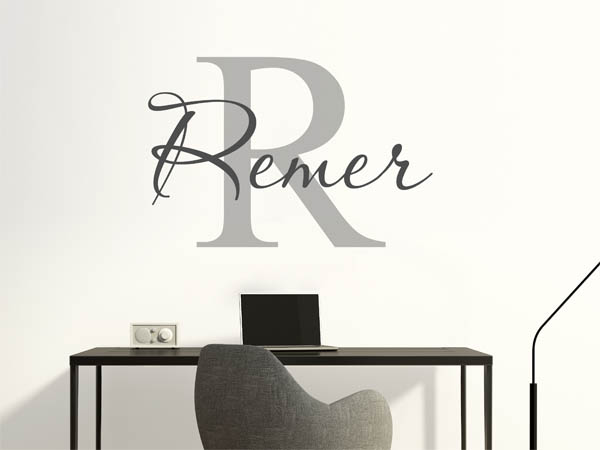 Wandtattoo Remer Nachname