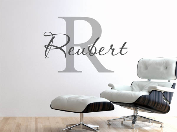Wandtattoo Reubert Nachname