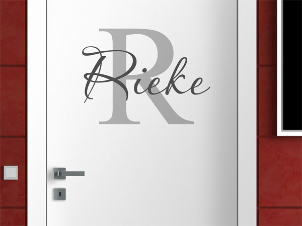 Wandtattoo Rieke Nachname