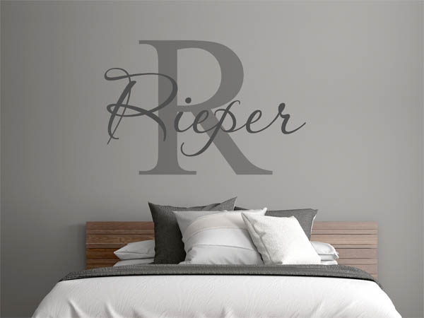 Wandtattoo Rieper Nachname