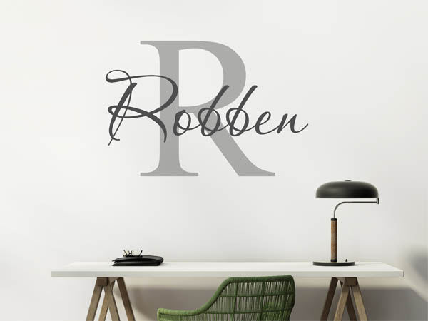 Wandtattoo Robben Nachname