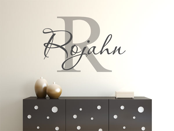 Wandtattoo Rojahn Nachname