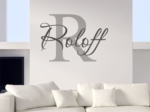 Wandtattoo Roloff Nachname