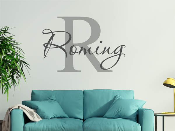 Wandtattoo Roming Nachname