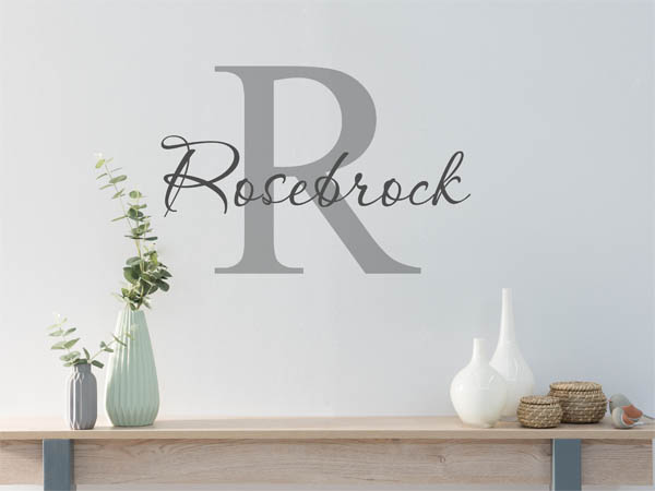 Wandtattoo Rosebrock Nachname