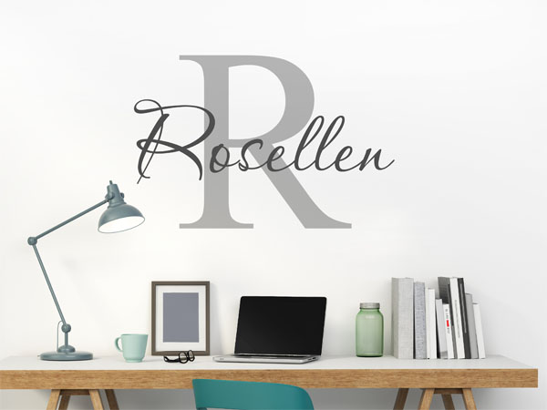 Wandtattoo Rosellen Nachname