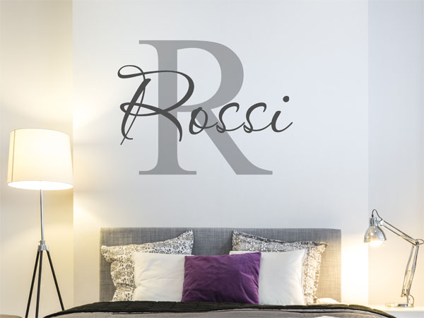Wandtattoo Rossi Nachname