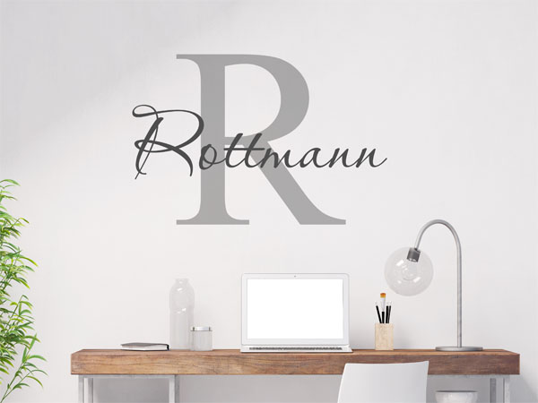 Wandtattoo Rottmann Nachname