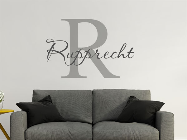 Wandtattoo Rupprecht Nachname