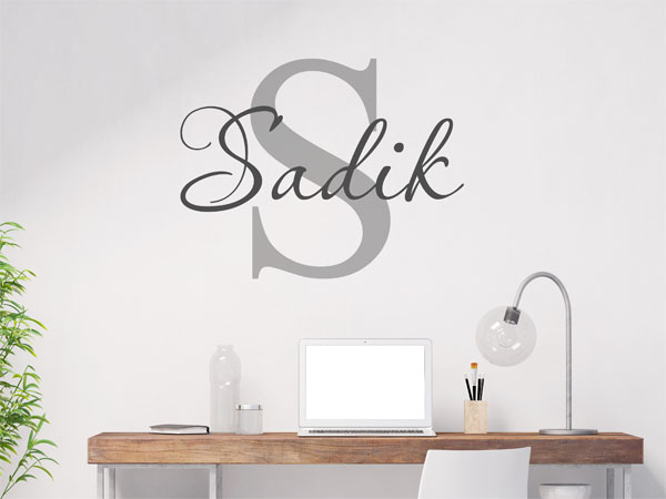 Wandtattoo Sadik Nachname