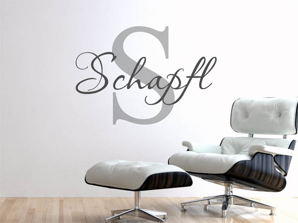 Wandtattoo Schapfl Nachname