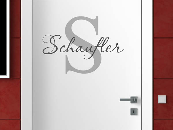 Wandtattoo Schaufler Nachname