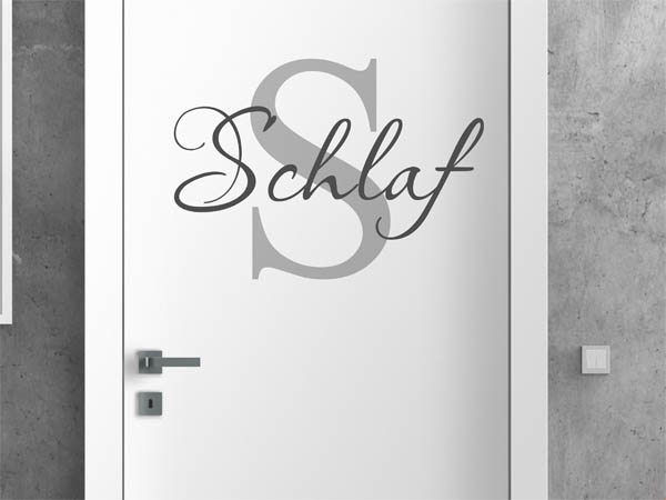 Wandtattoo Schlaf Nachname