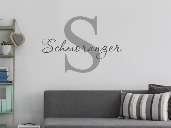 Wandtattoo Schmoranzer Nachname