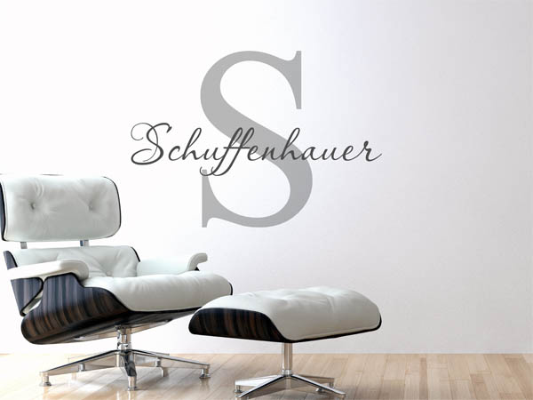 Wandtattoo Schuffenhauer Nachname