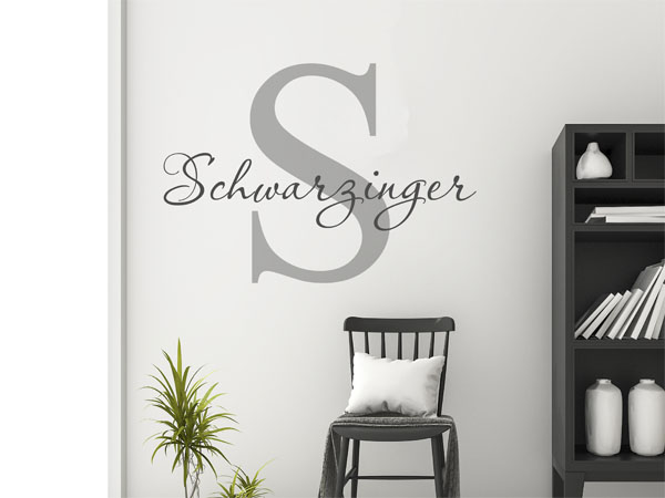 Wandtattoo Schwarzinger Nachname