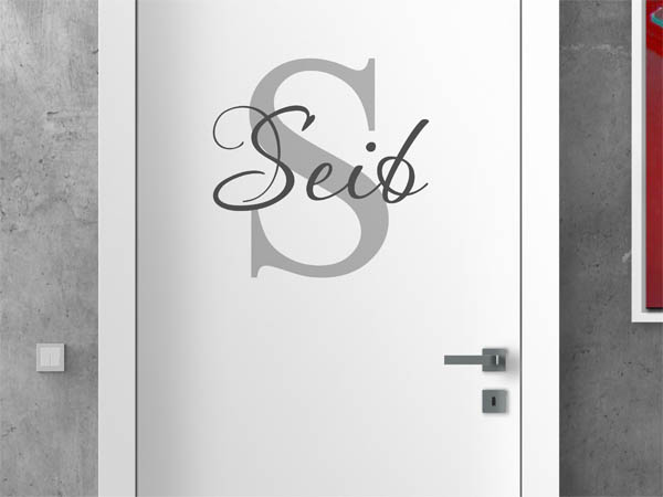 Wandtattoo Seib Nachname