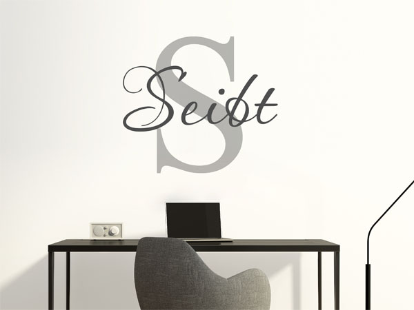 Wandtattoo Seibt Nachname