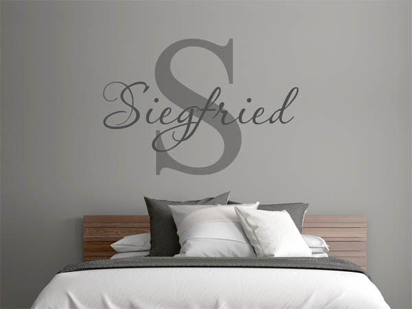 Wandtattoo Siegfried Nachname