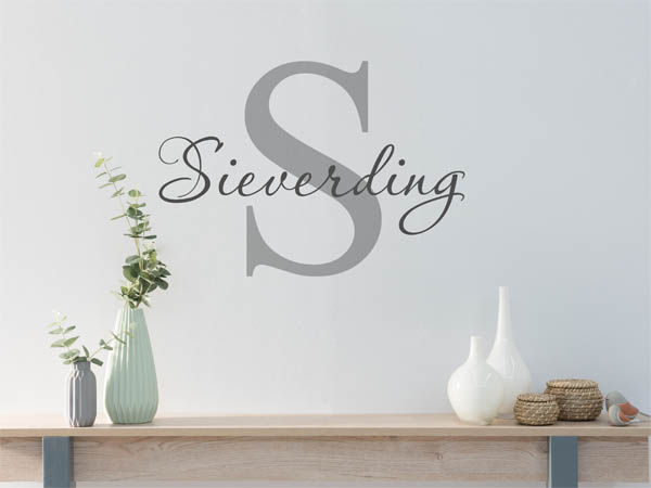 Wandtattoo Sieverding Nachname