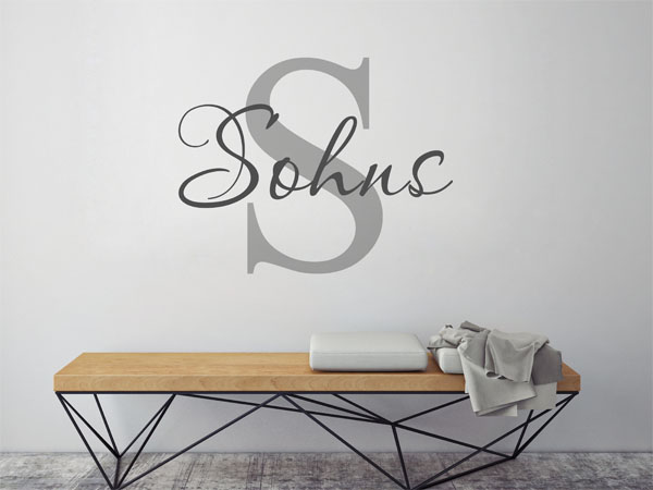 Wandtattoo Sohns Nachname