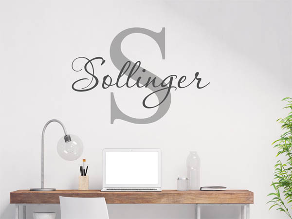 Wandtattoo Sollinger Nachname