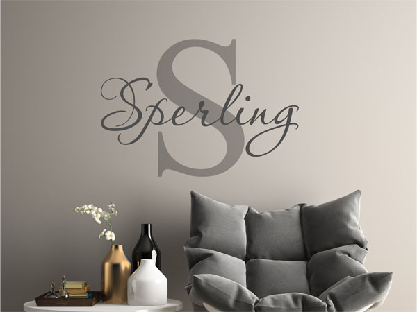 Wandtattoo Sperling Nachname