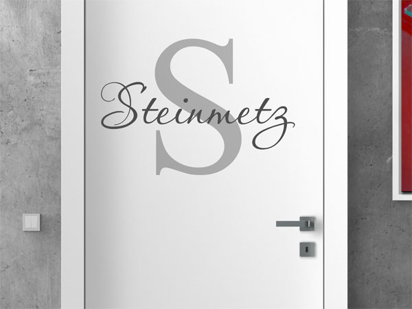 Wandtattoo Steinmetz Nachname