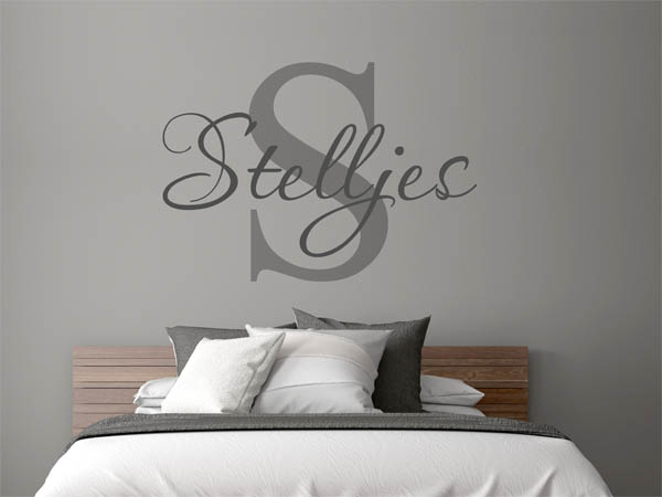 Wandtattoo Stelljes Nachname