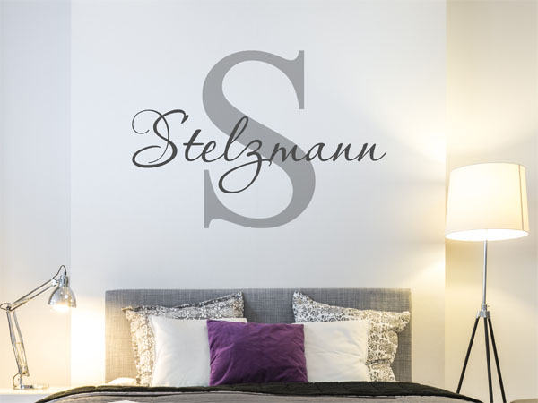 Wandtattoo Stelzmann Nachname