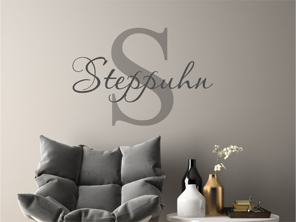 Wandtattoo Steppuhn Nachname
