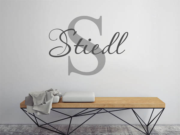Wandtattoo Stiedl Nachname