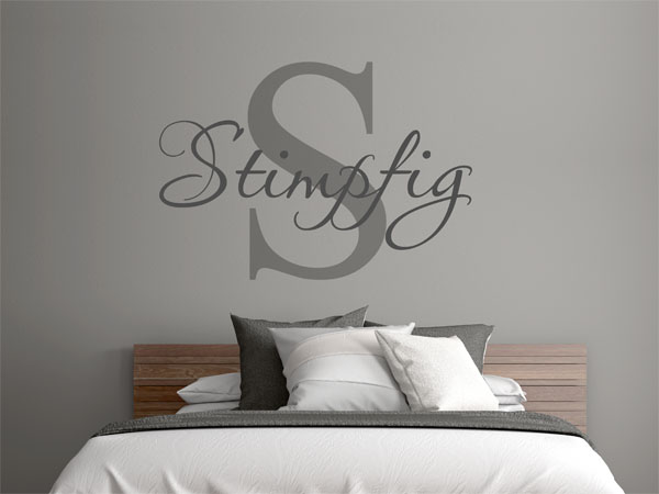 Wandtattoo Stimpfig Nachname