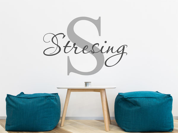 Wandtattoo Stresing Nachname