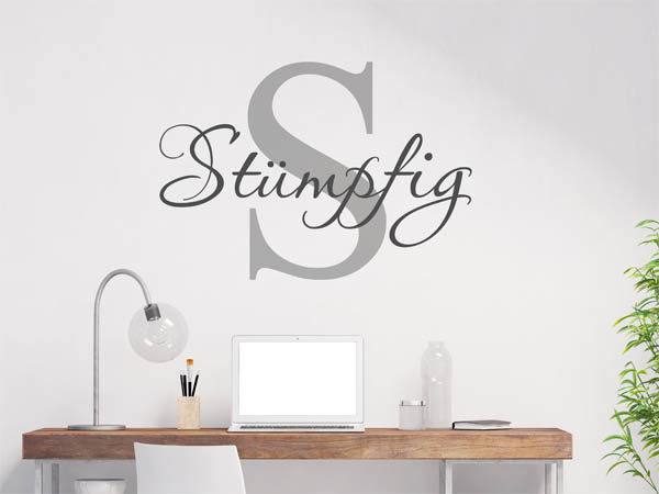 Wandtattoo Stümpfig Nachname