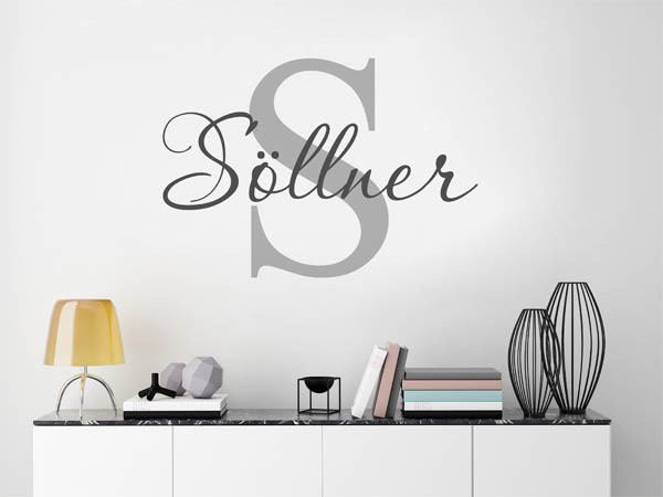 Wandtattoo Söllner Nachname