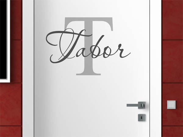 Wandtattoo Tabor Nachname