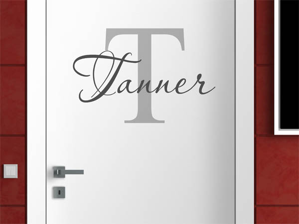 Wandtattoo Tanner Nachname