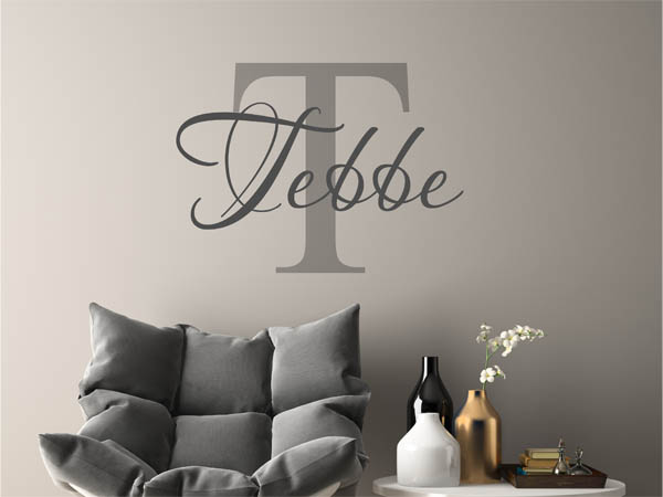 Wandtattoo Tebbe Nachname