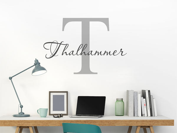 Wandtattoo Thalhammer Nachname